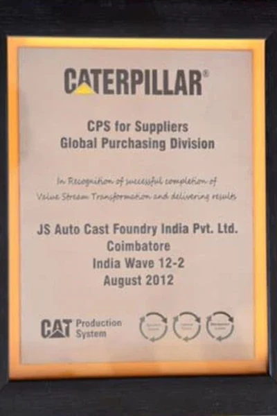 CPS for Suppliers Recognition 2012